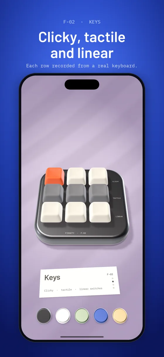 Clicky, tactile and linear: the Keys switch tester