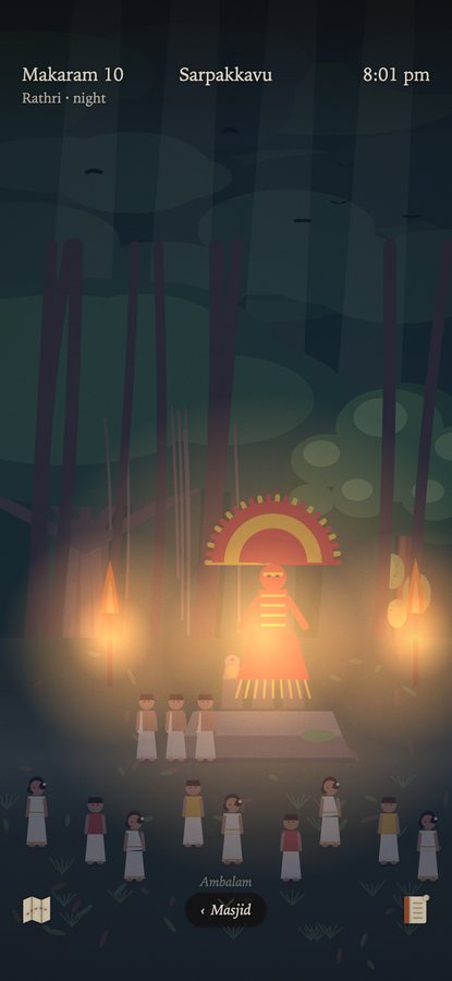 Theyyam in the sacred grove