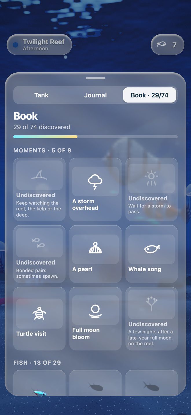 The Book: rare moments, fish and creatures you have discovered