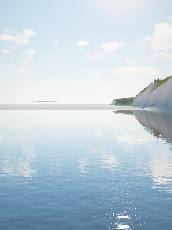 The coast view on a fair day
